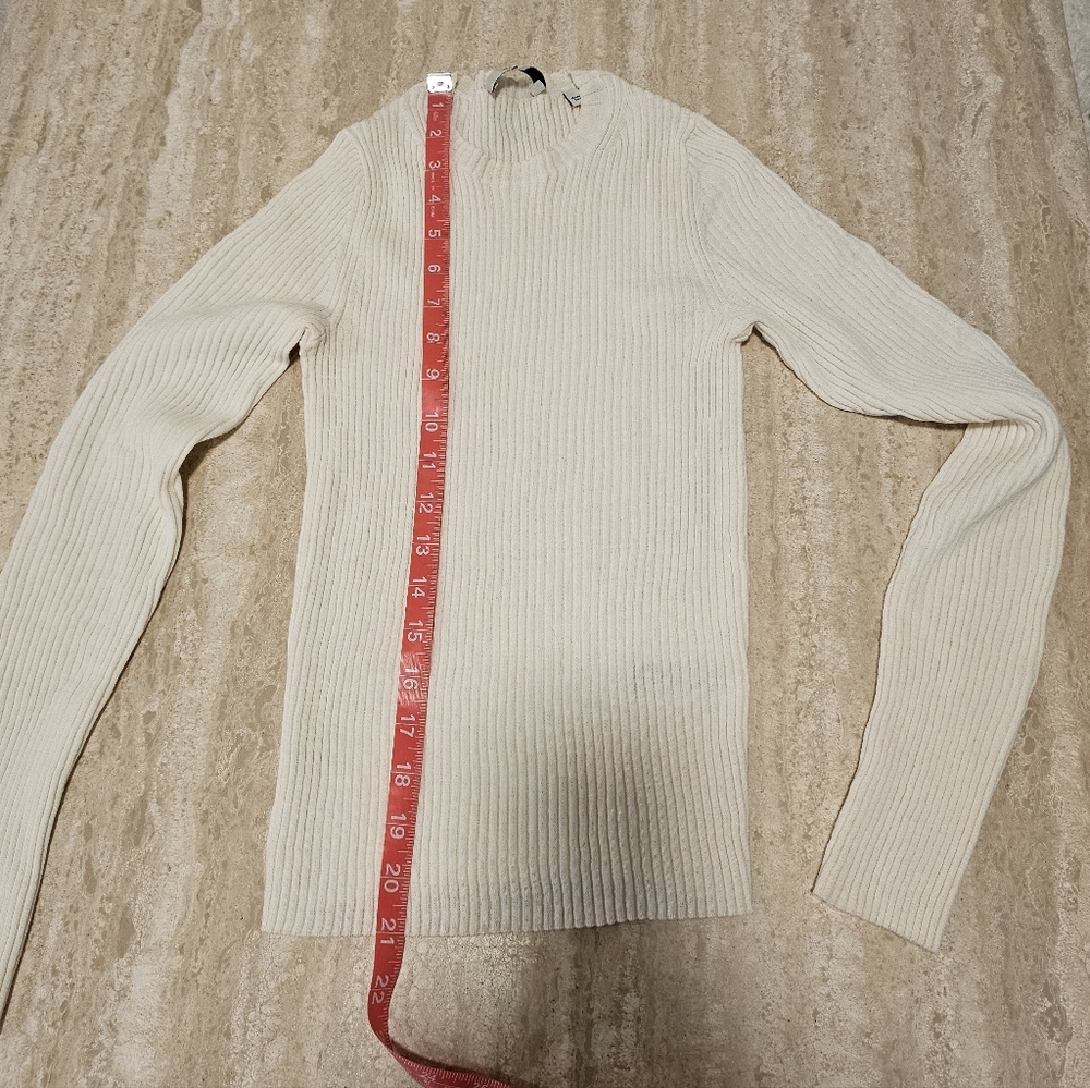 Vince Wool Rib Knit Crew Neck Sweater - Picture 5 of 7